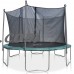 Furinno 12-Foot Trampoline, with Safety Enclosure, Green   568227492